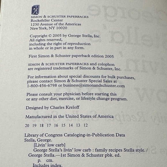 George Stella's Livin' Low Carb Cookbook - Picture 4 of 6